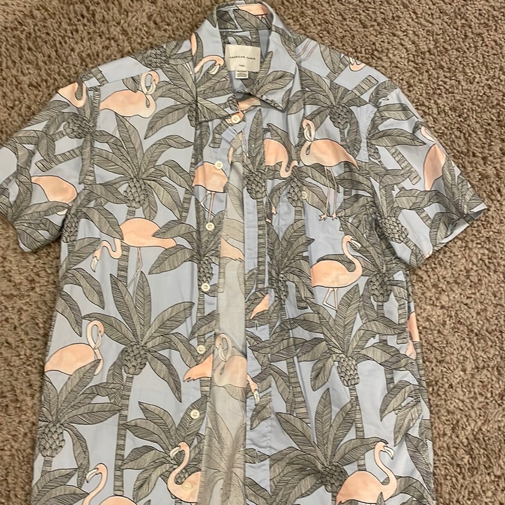 American Eagle short sleeve button up